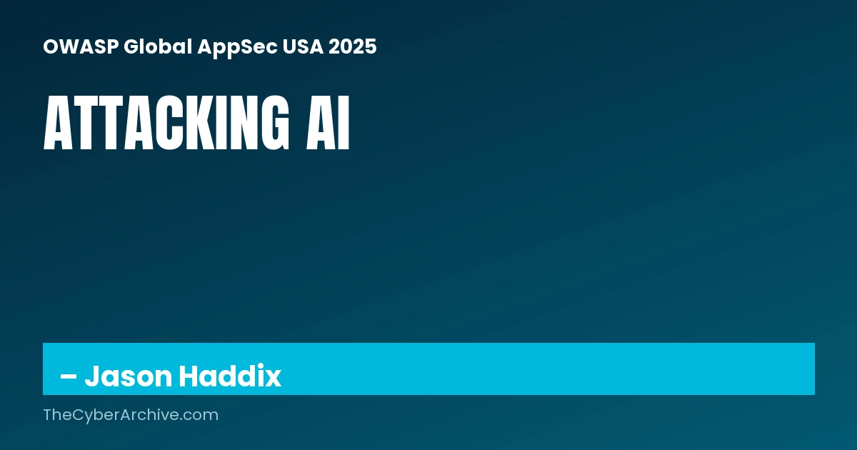 Attacking AI