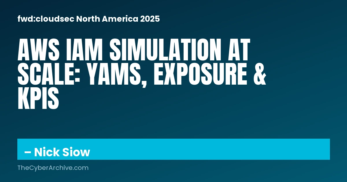 What would you ask a crystal ball for AWS IAM?