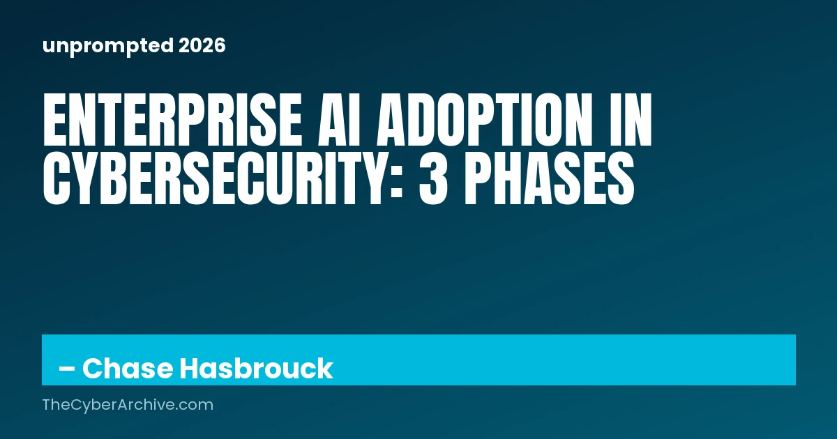 Three Phases of AI Adoption | [un]prompted 2026