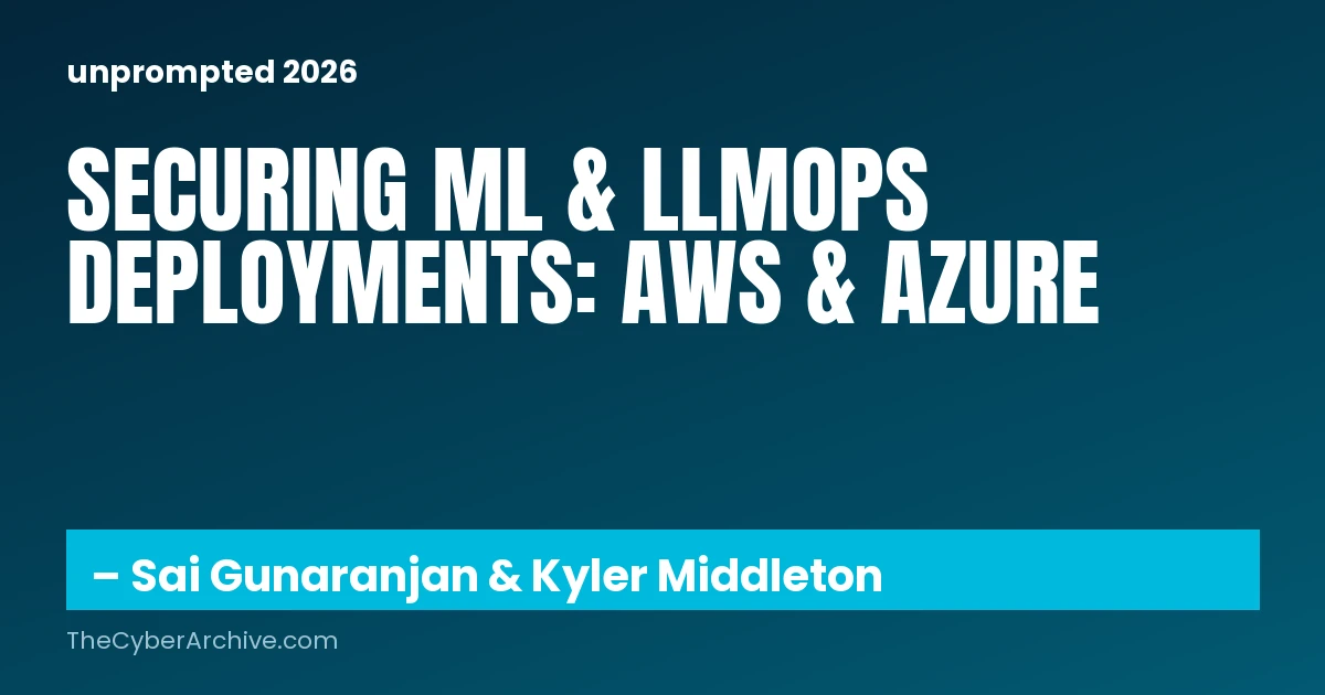 Securing organizations ML & LLMops deployments : A platform architects journey onboarding LLM & MLops tools and securing multi-cloud data access